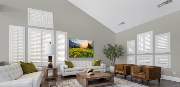 Shutters in a Chicago living room