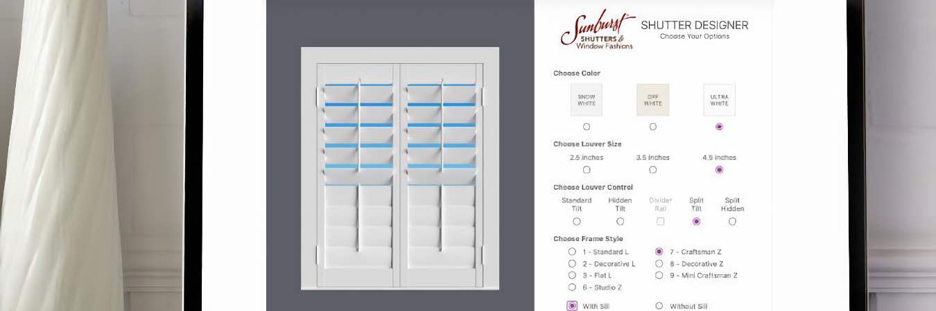 Use Sunburst’s Shutter Designer To Visualize Your Ideal Interior ...